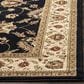 Safavieh Lyndhurst LNH553 2"3" x 12" Black and Ivory Runner, , large