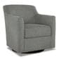 Ashley Bradney Swivel Accent Chair in Smoke, , large