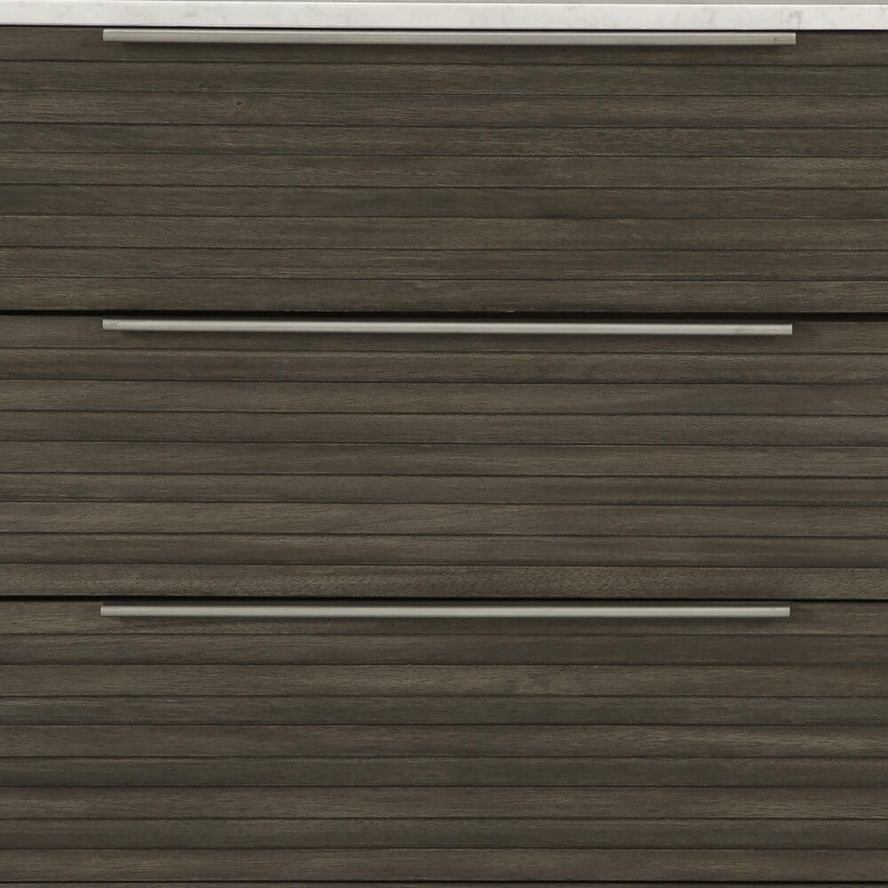 Ashley Arkenton 3-Drawer Dresser in Grayish Brown and White, , large