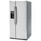 GE Appliances 23 Cu. Ft. Side by Side Refrigerator with External Dispenser in Fingerprint Resistant Stainless Steel, , large