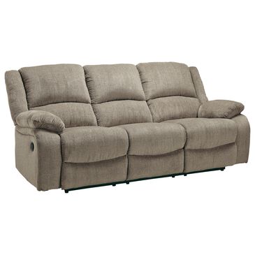 Signature Design by Ashley Draycoll Manual Reclining Sofa in Pewter, , large