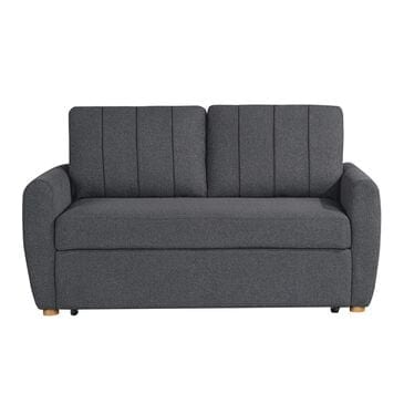Serta Galloway Convertible Sofa in Charcoal, , large