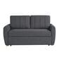 Serta Galloway Convertible Sofa in Charcoal, , large