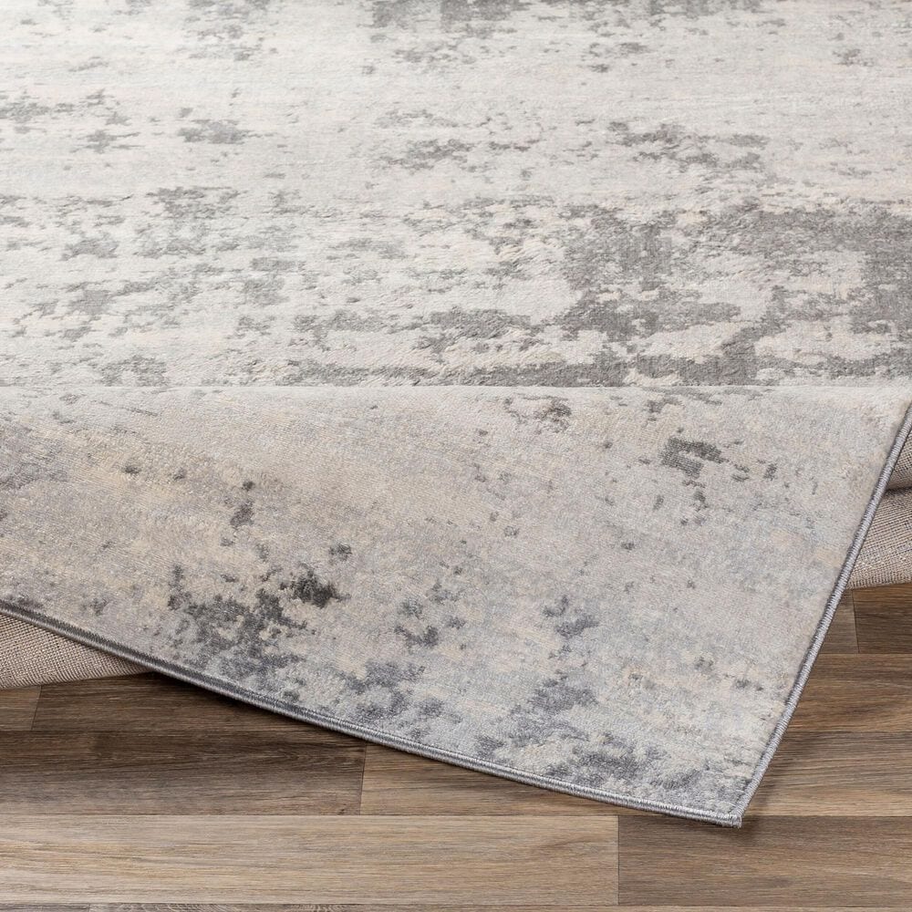 Surya Monaco MOC-2311 8&#39;10&quot; x 12&#39;4&quot; Silver Gray and Ivory Area Rug, , large