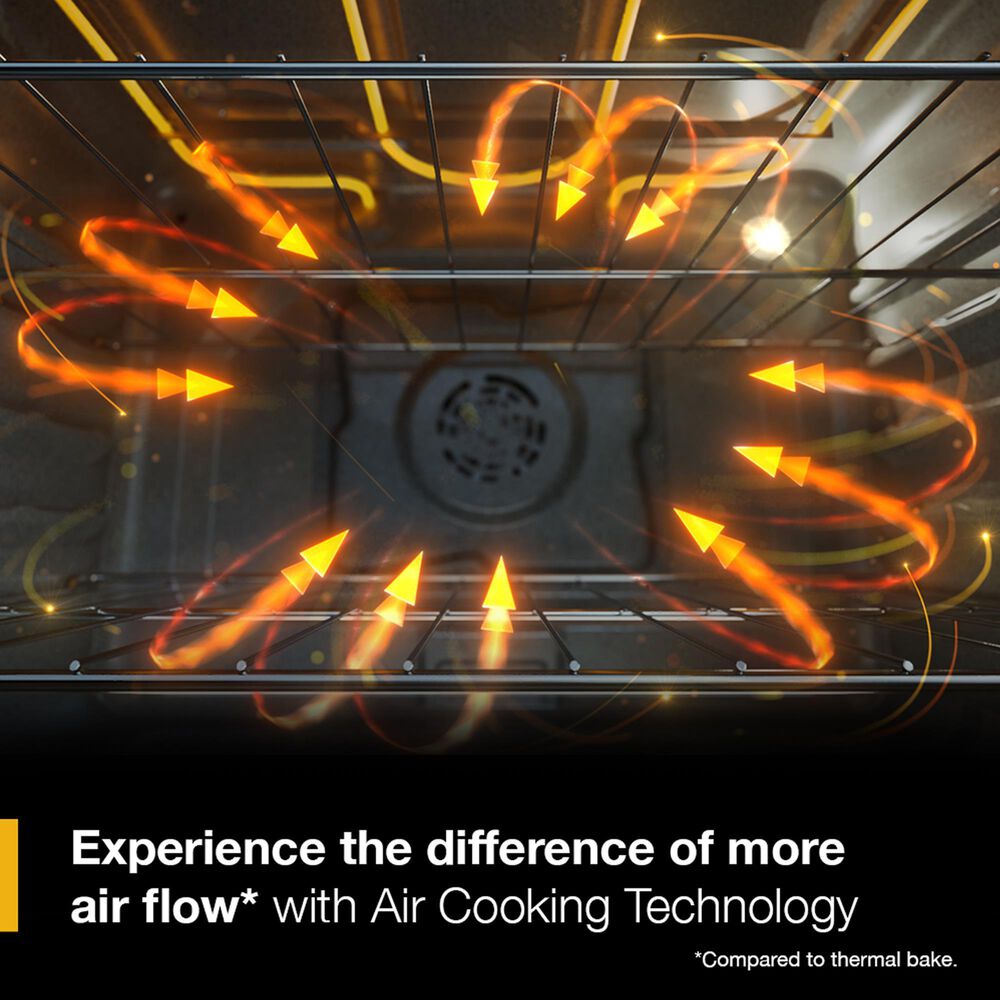 Whirlpool 30" Smart Electric Range with Air Cooking Technology in White, , large
