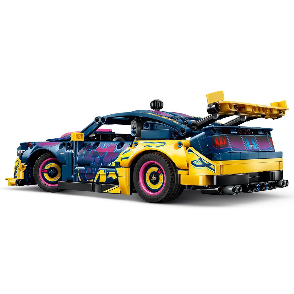 LEGO Technic Custom Garage Ford Mustang GT Car Building Set, , large