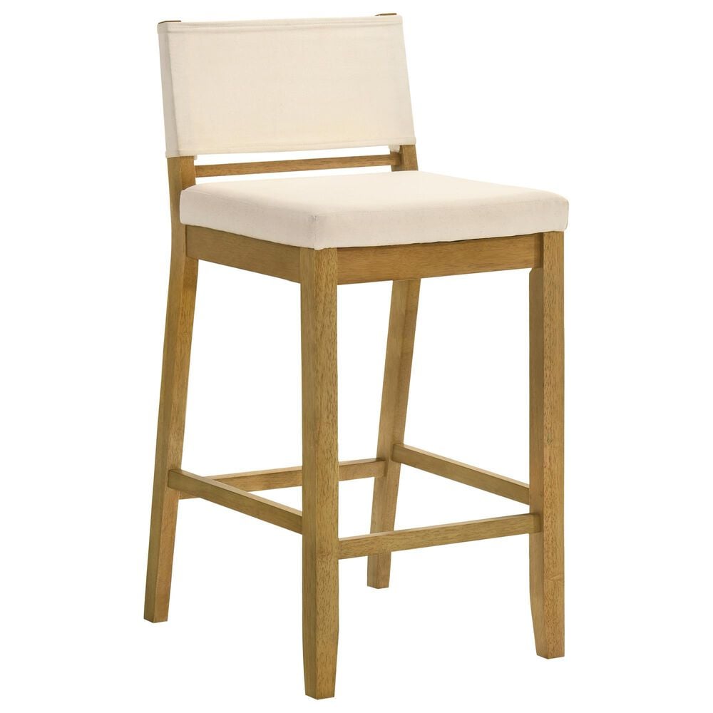 Armen Living Yaneli Swivel Counter Height Stool in Amber Glow, , large
