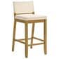 Armen Living Yaneli Swivel Counter Height Stool in Amber Glow, , large