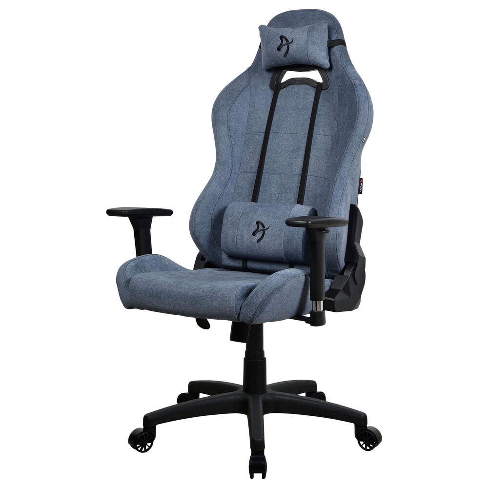 Arozzi Torretta 2023 Edition Soft Fabric Ergonomic Gaming Chair in Blue, , large