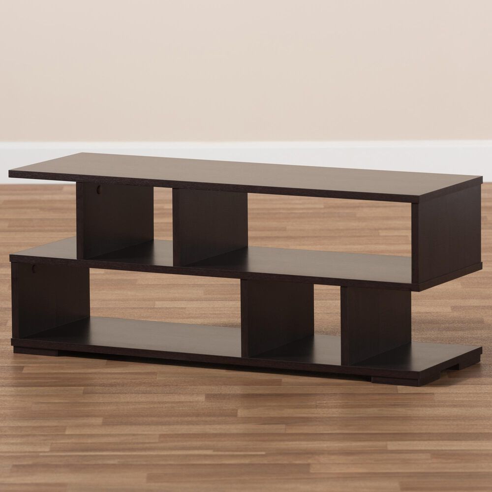 Baxton Studio Arne TV Stand in Wenge, , large