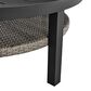 Blue River Aileen 3-Piece Patio Swivel Seating Set in Black and Grey, , large