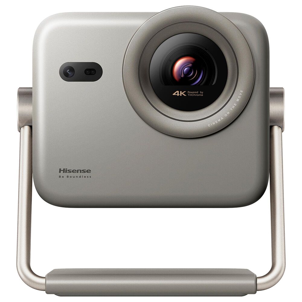 Hisense Triple Laser 4K Smart Mini Projector in Gray, , large