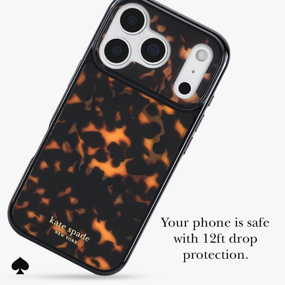 Kate Spade Protective MagSafe Case for Apple iPhone 17 Pro in Tortoise, , large
