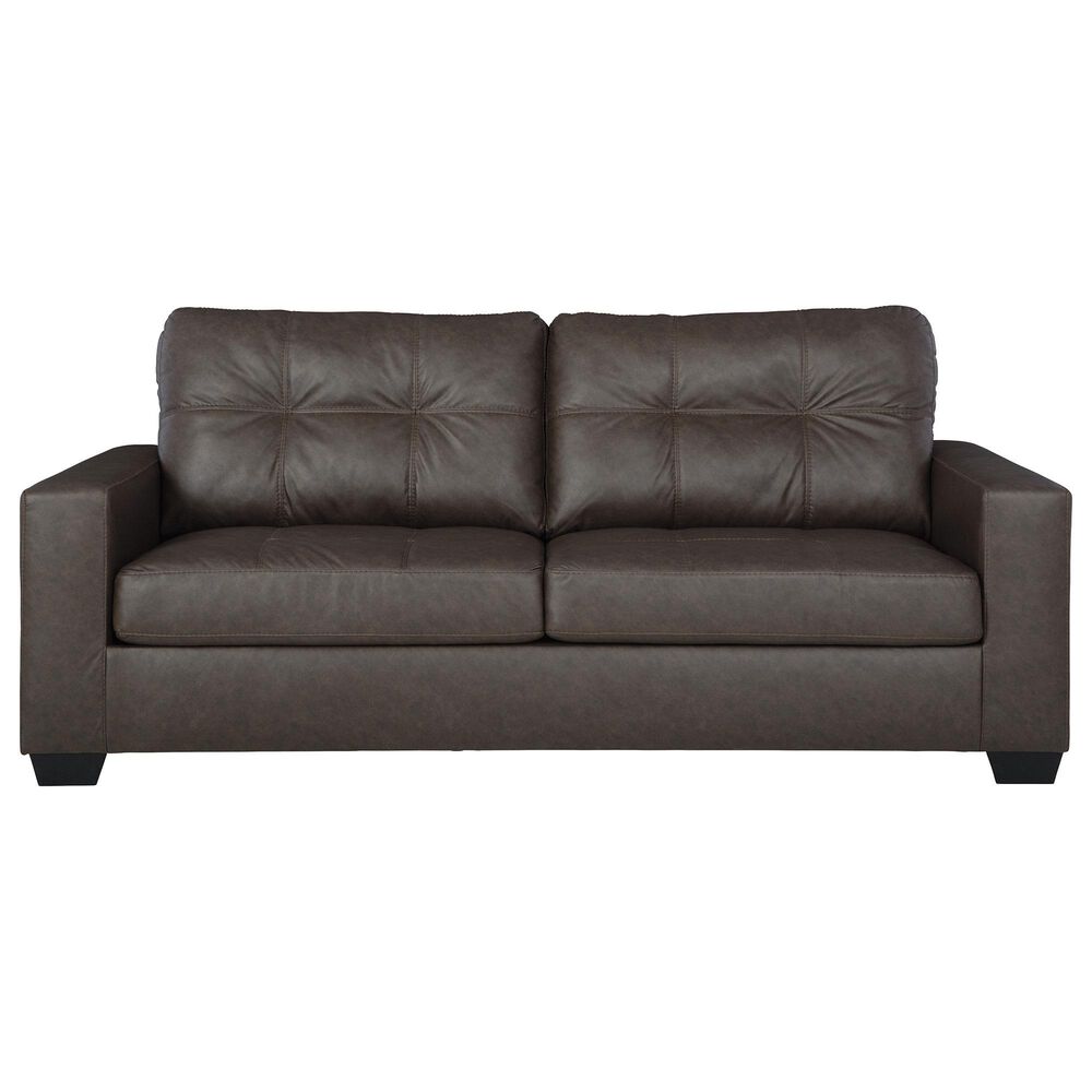 Ashley Barlin Mills Stationary Queen Sleeper Sofa in Umber, , large