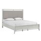Davis International Solitude 3 Piece King Panel Bedroom Set in White Rub Through Finish, , large