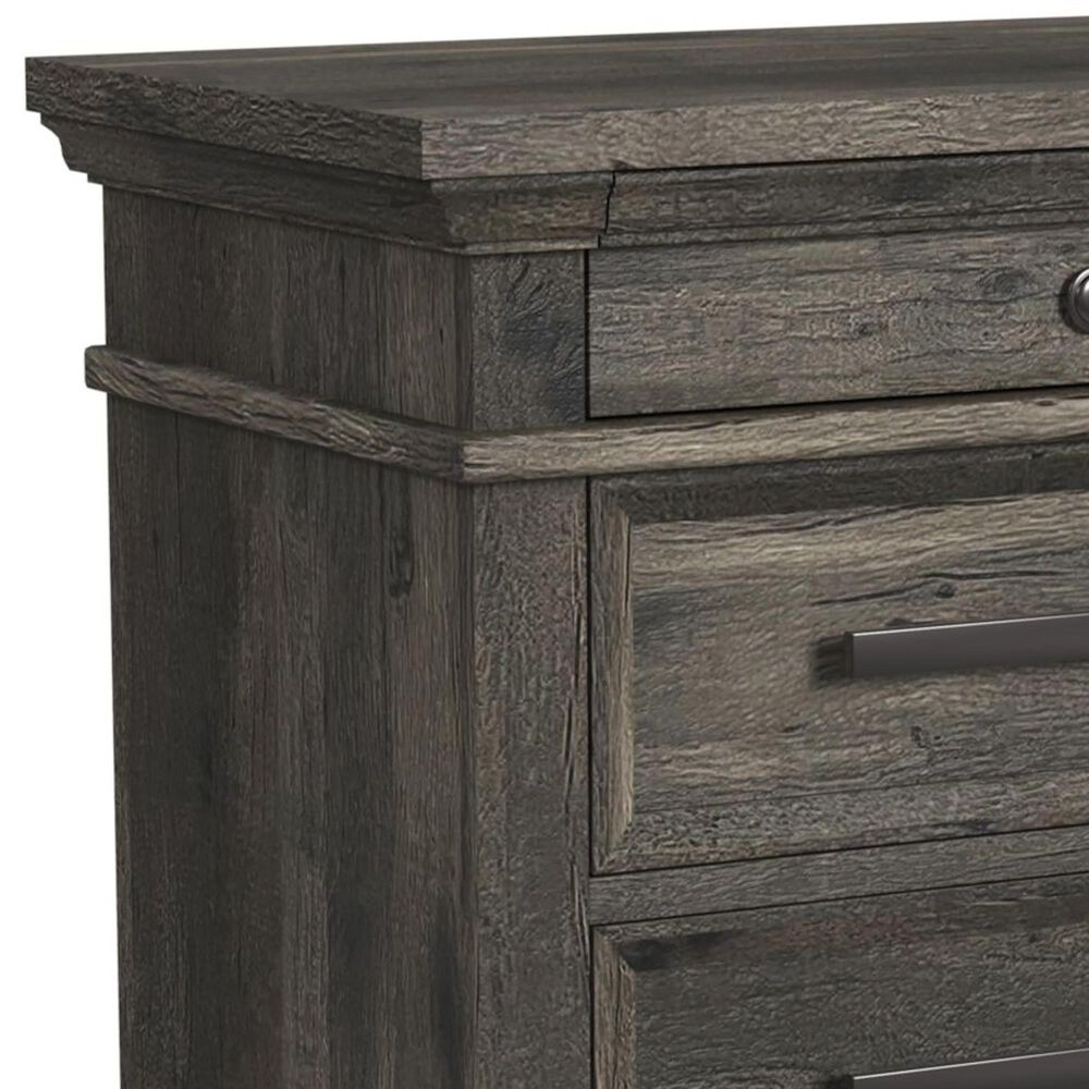 Mayberry Hill Park Ridge 3-Drawer Nightstand in Charcoal, , large