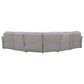 Interlochen 6-Piece Leather Reclining Sectional with Power Headrests, , large