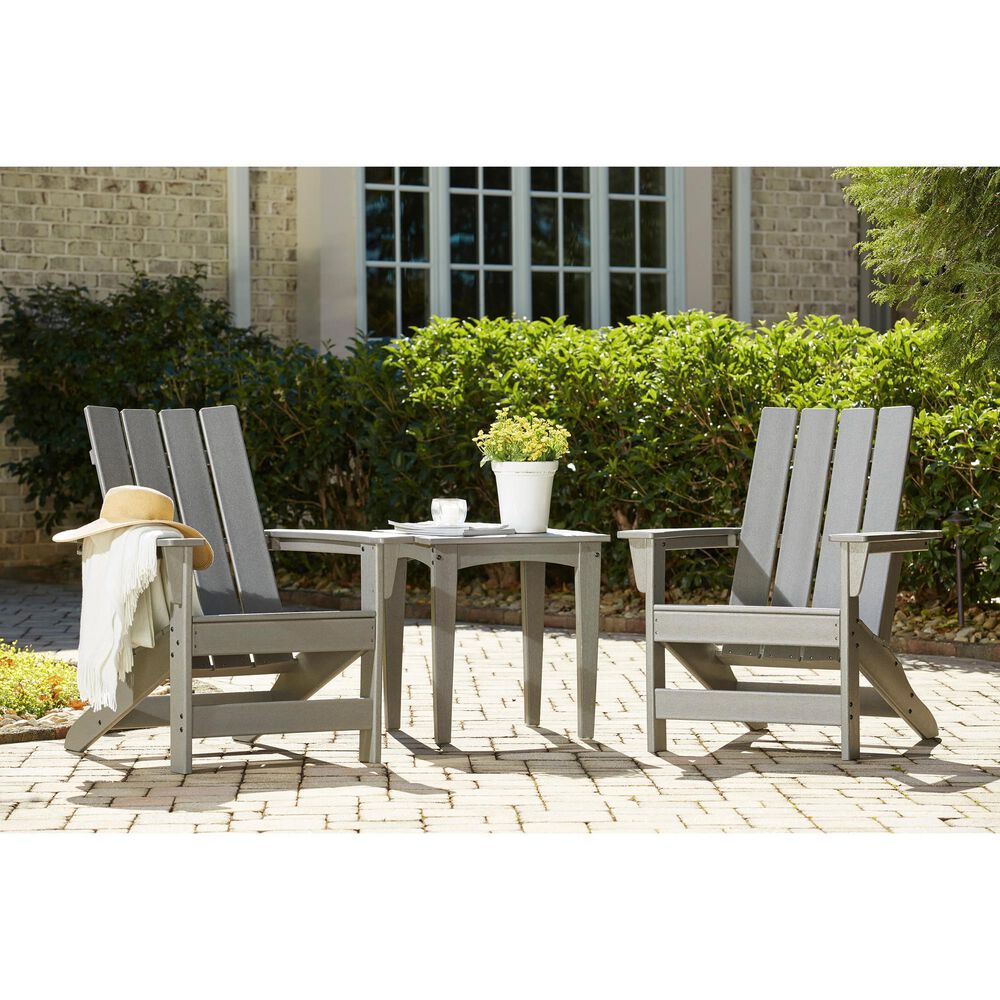 Ashley Visola Adirondack Chair in Gray, , large
