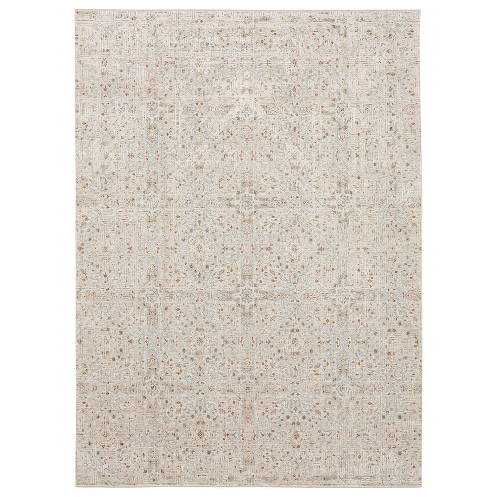 Karastan Solitude Pandosia 5" x 7"10" Cream Light Beige Area Rug, , large