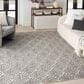 Nourison Aloha 7" x 10" Charcoal Indoor/Outdoor Area Rug, , large