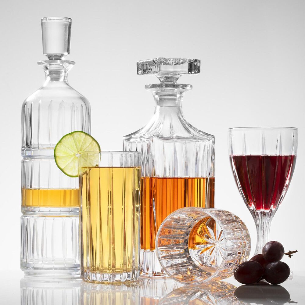 Godinger Silver Parallels Highball Glass in Clear &#40;Set of 6&#41;, , large