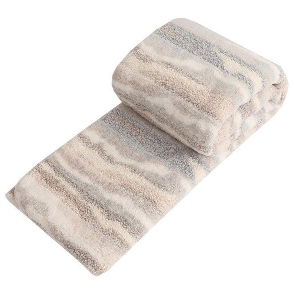 Duke Imports Regal Comfort Smoky Sunset 50" x 70" Throw in Tan, , large