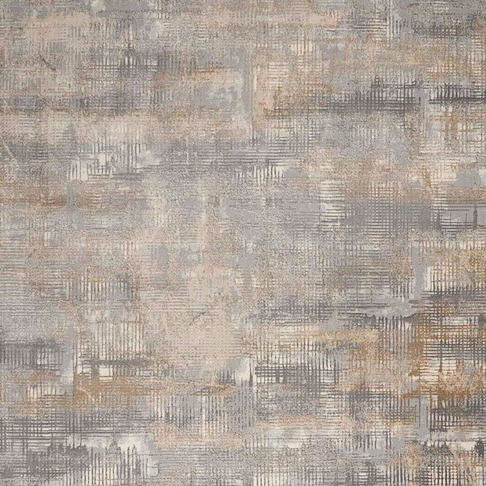 Nourison Rush CK951 9&#39; x 12&#39; Grey and Beige Area Rug, , large