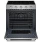 KitchenAid 30" Smart Slide-in Gas Range in PrintShield Stainless Steel, , large