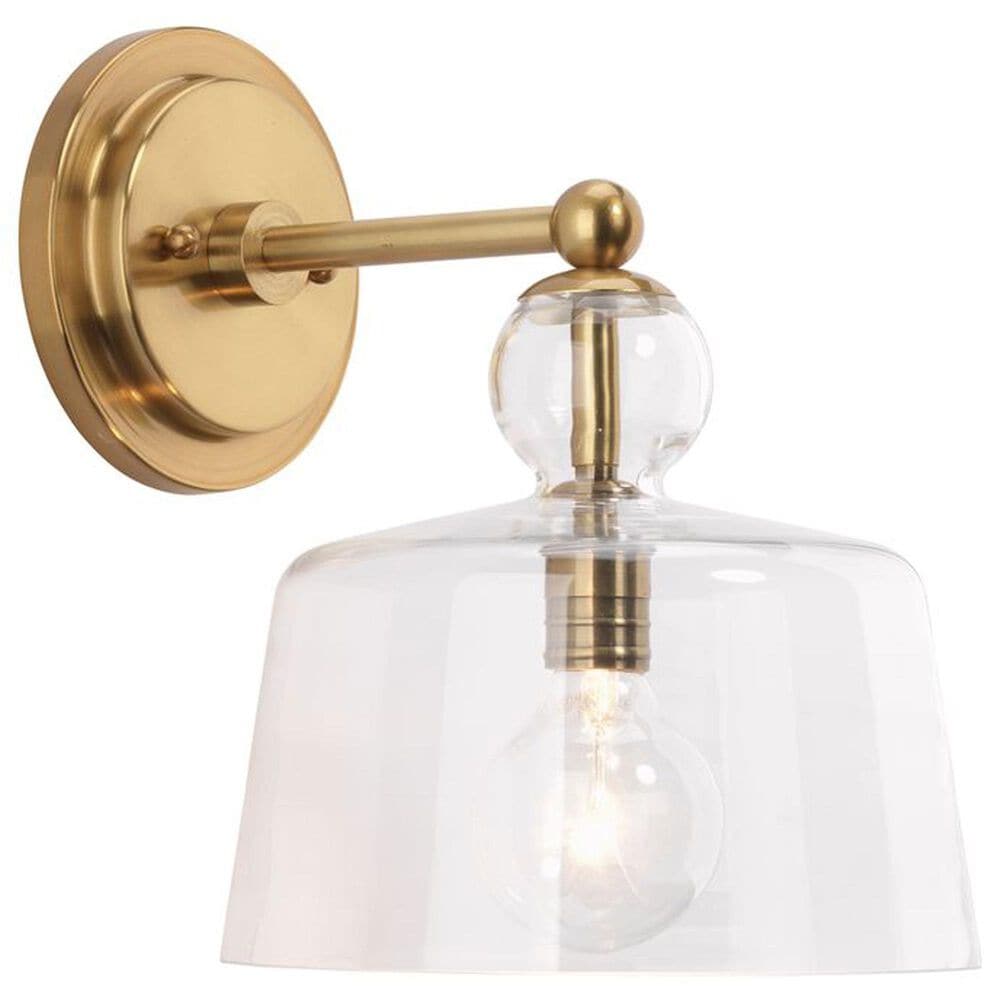 Jamie Young Direct Ship Halden Glass Wall Sconce in Brass, , large