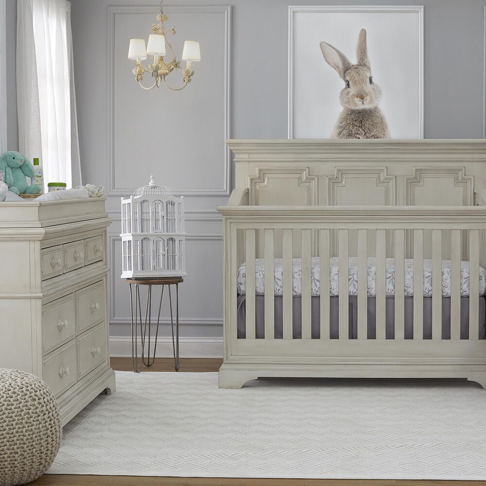 Kingsley Baby Amherst Crib in Antique White, , large