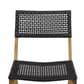 Hearth and Haven Hillside 3-Piece Outdoor Bistro Set in Brown and Black, , large