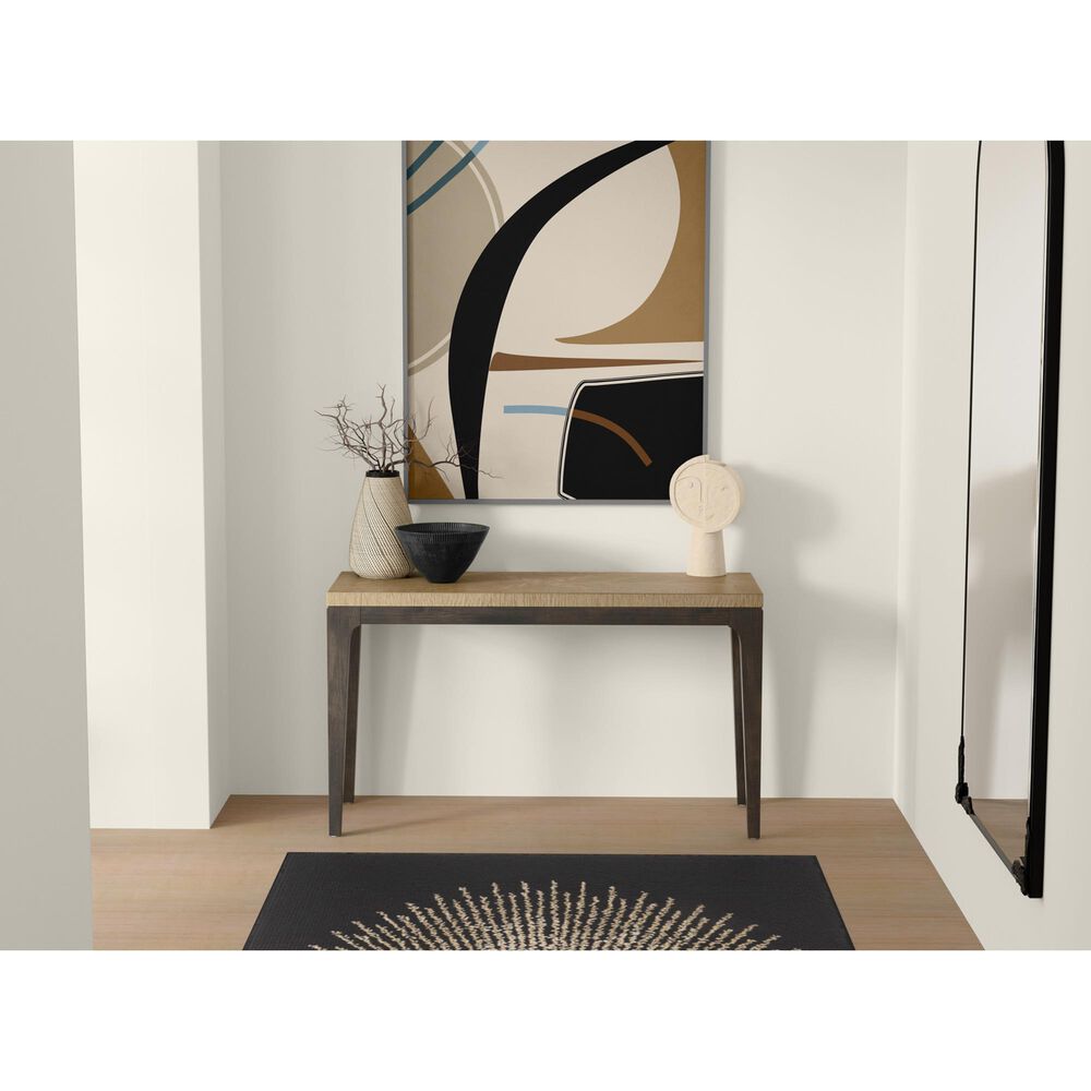 Emerald Home Furnishings Sutton Place Console Table in Caramel and Cocoa, , large