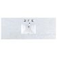 James Martin Malibu 60" Single Bathroom Vanity in Amber Birch with 3 cm Carrara White Marble Top and Rectangular Sink, , large