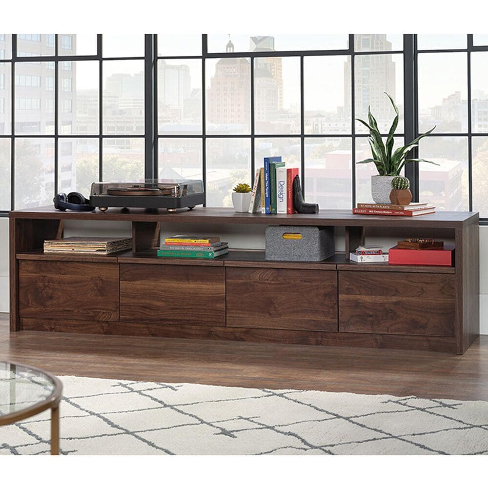 Sauder Harvey Park Credenza in Grand Walnut, , large