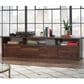 Sauder Harvey Park Credenza in Grand Walnut, , large