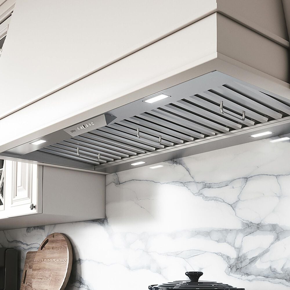 Zephyr Monsoon II 42" Range Hood Insert with Blower in Stainless Steel, , large