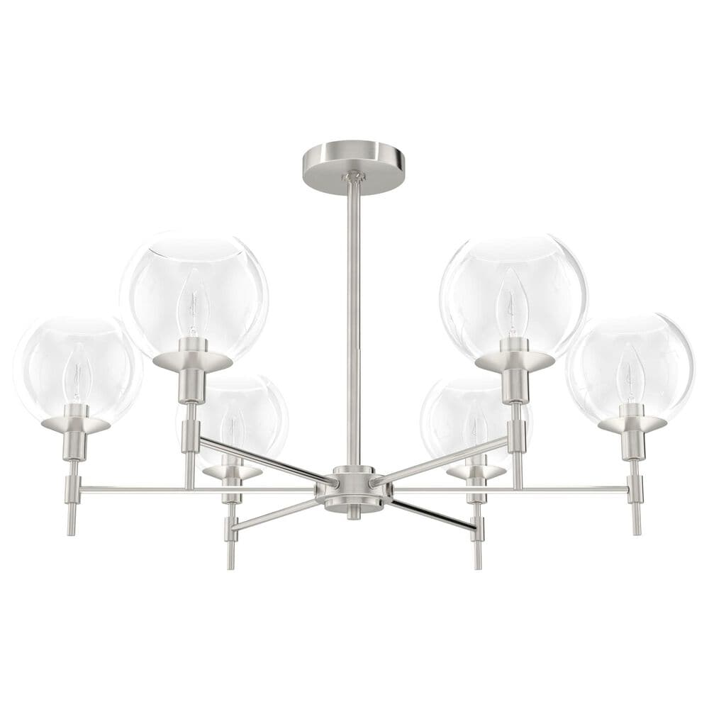Hunter Xidane 6-Light Chandelier in Brushed Nickel, , large