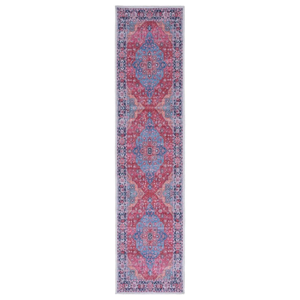 Safavieh Serapi SEP369 2" x 8" Blue and Rust Runner, , large