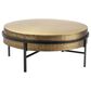 Crestview Collection Hudson Cocktail Table in Antique Brass and Black, , large