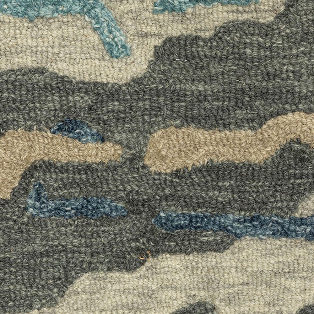 Oriental Weavers Kipton KIP01 2&#39;6&quot; x 8&#39; Grey and Blue Runner, , large