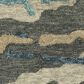 Oriental Weavers Kipton KIP01 2"6" x 8" Grey and Blue Runner, , large