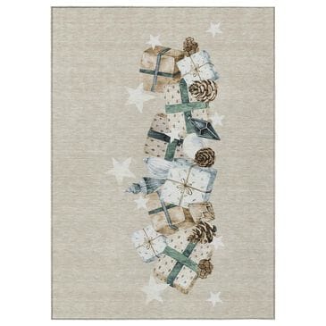 Dalyn Rug Company Wonderland WN33 5" x 7"6" Beige Indoor/Outdoor Area Rug, , large