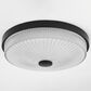 Vaxcel Preston 1-Light Flush Mount in Matte Black, , large