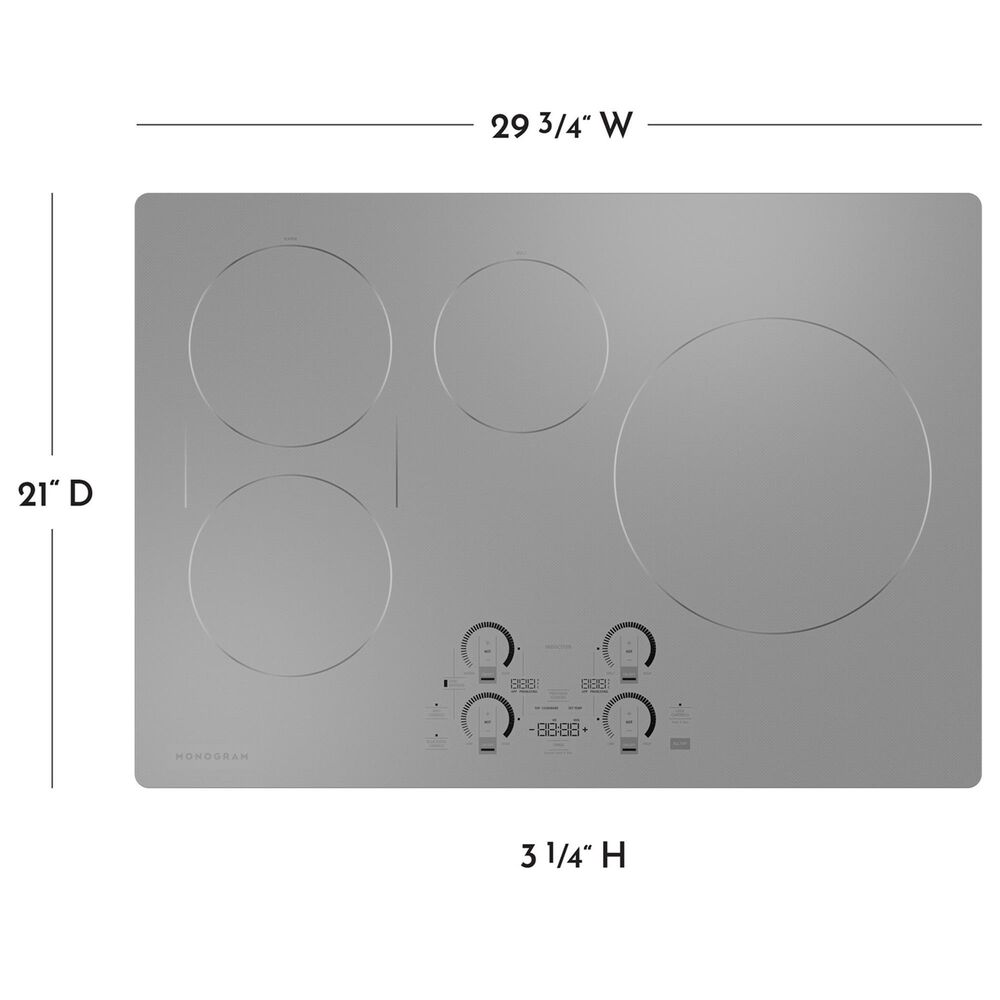 Monogram 30&quot; Induction Cooktop in Silver, , large