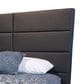 Loft District Metrica King Panel Bed with LED Lighting and Speaker in Softwelle Lava, , large