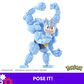 Mattel Pokemon Machamp Building Set with 1 Poseable Figure, , large