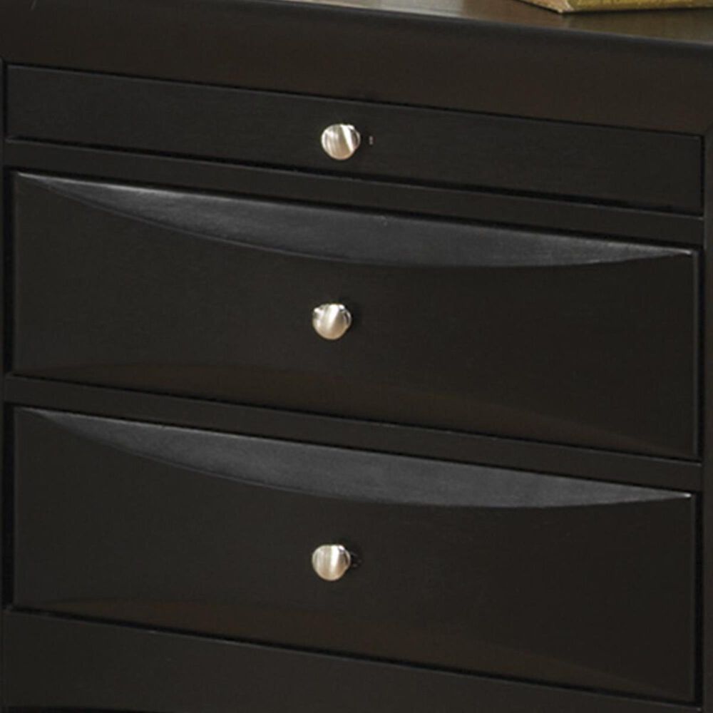 Pacific Landing Briana 2 Drawer Nightstand in Black, , large
