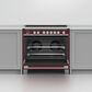 Fisher & Paykel 36" Classic Induction Range with 5 Burners in Red, , large