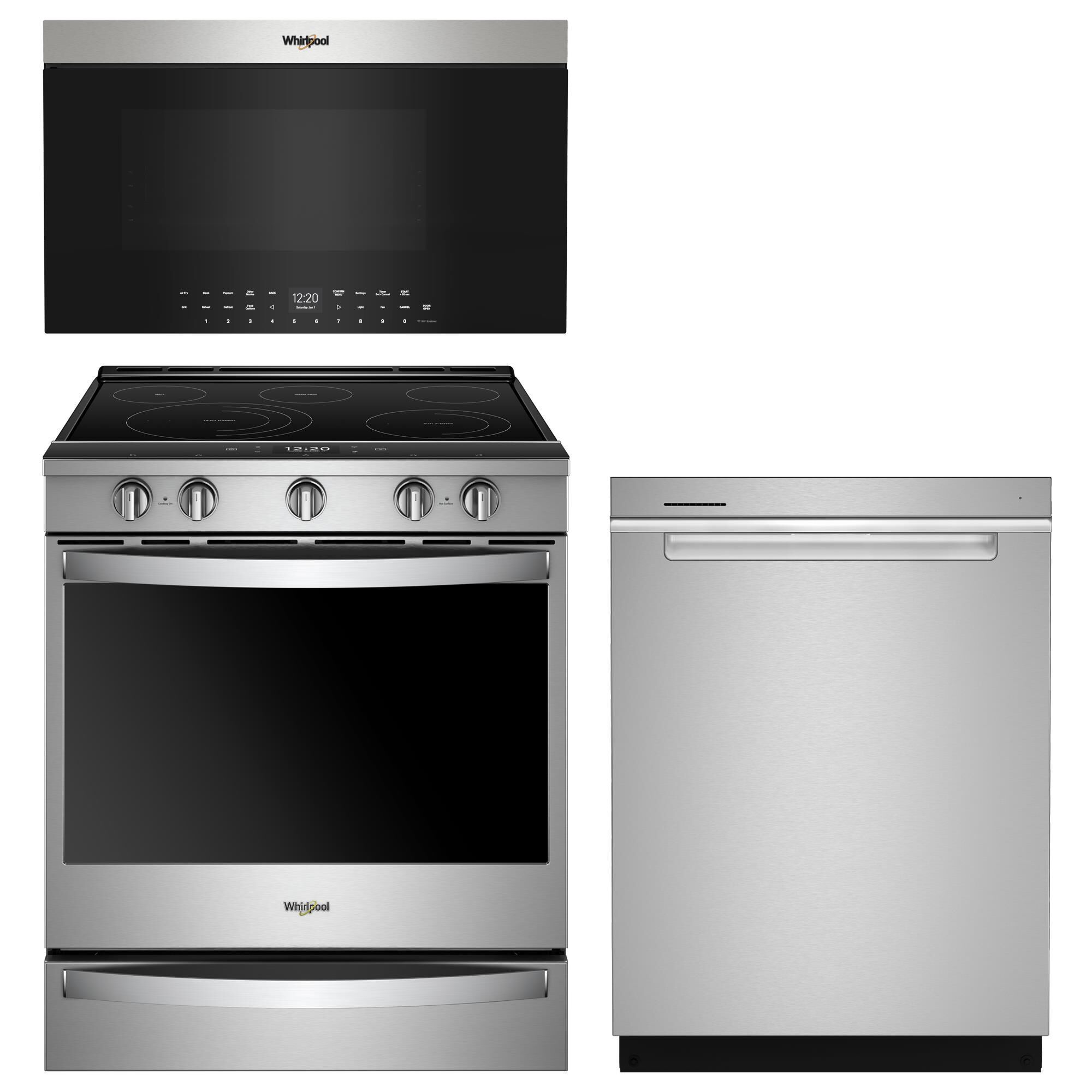 Whirlpool 3 piece appliance package cheap