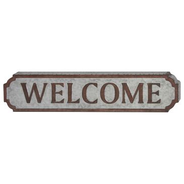 Maple and Jade 7" x 37" Wall Decor in Brown and Light Gray, , large